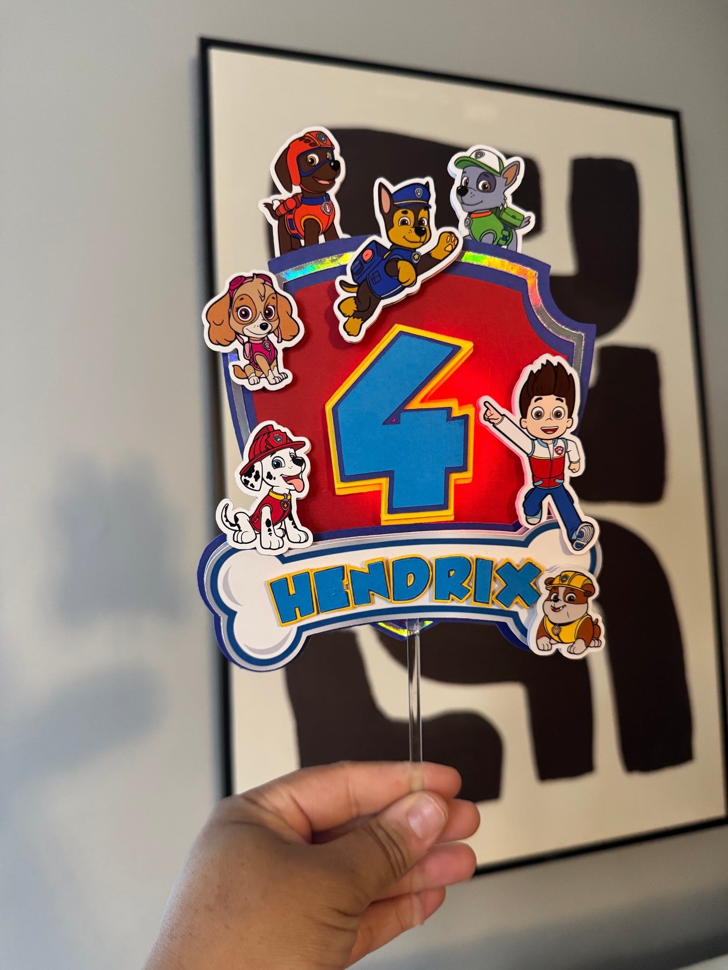 PAW PATROL CAKE TOPPER