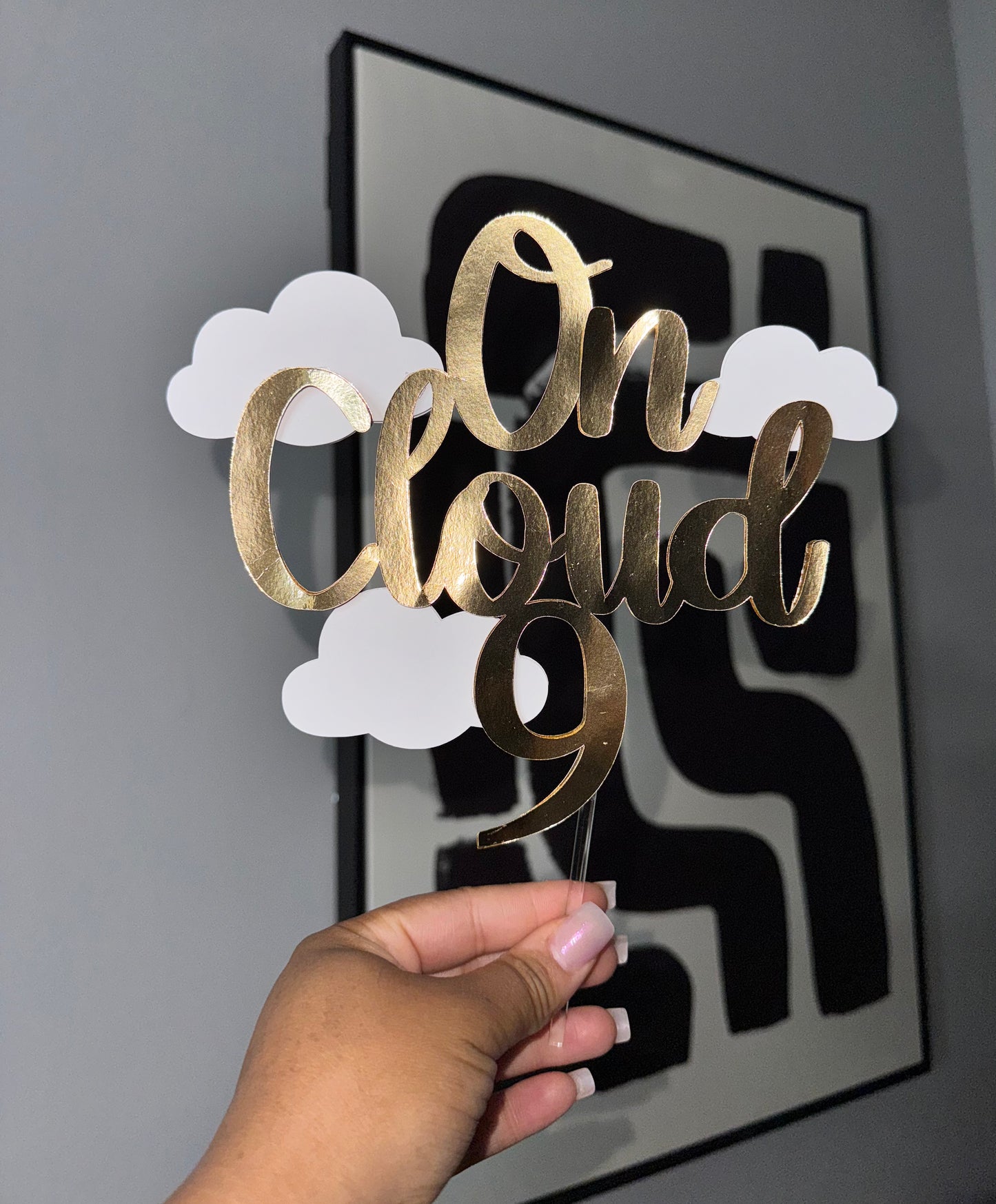 On Cloud Nine Cake Topper