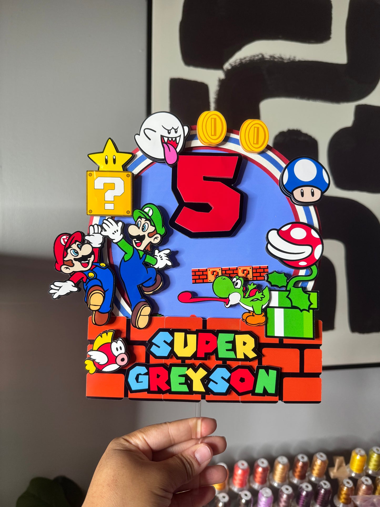 SUPER MARIO THEMED TOPPER
