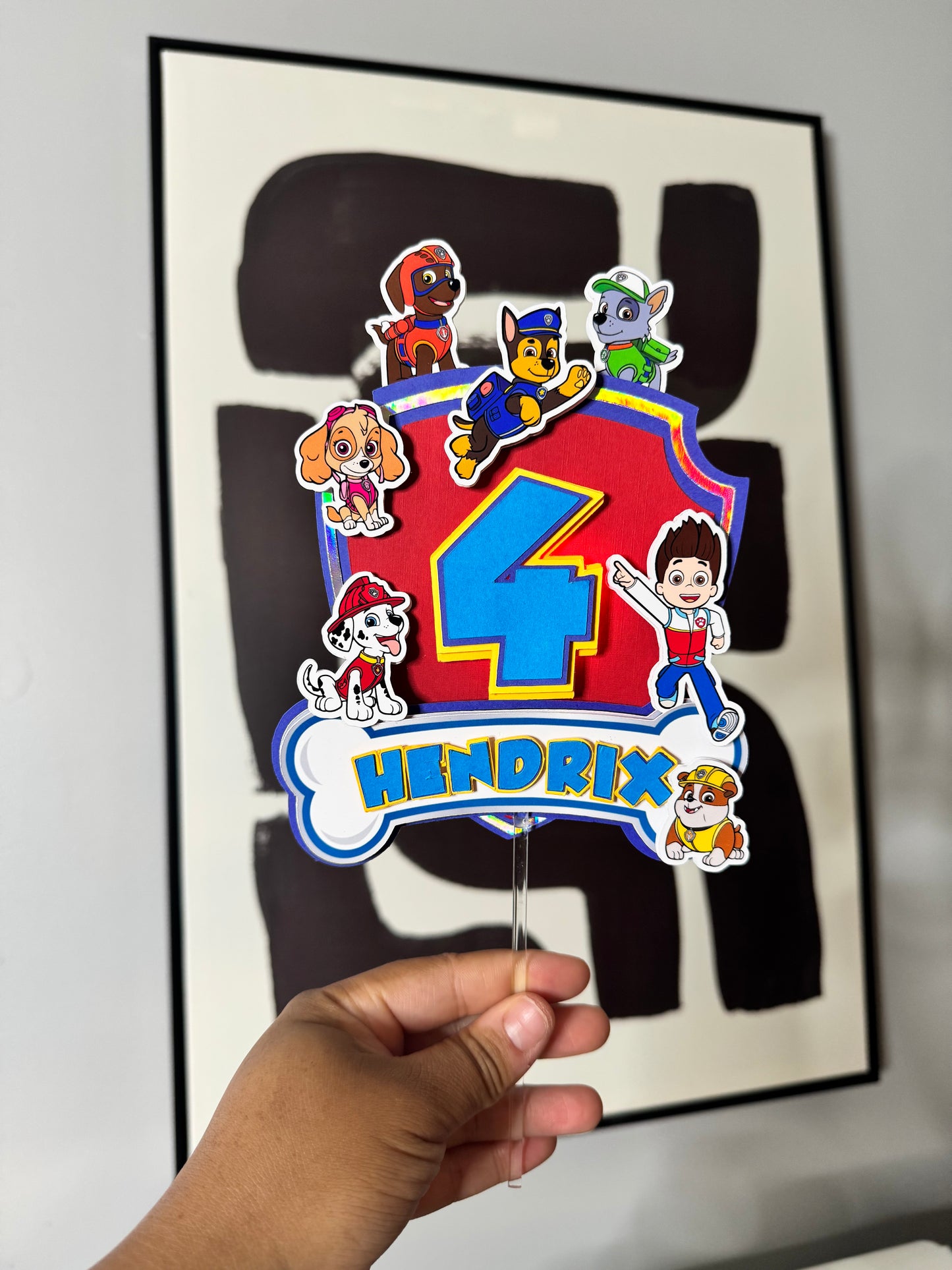 PAW PATROL CAKE TOPPER