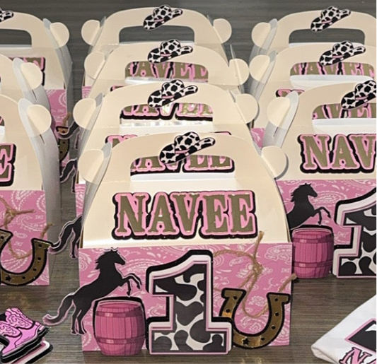 COWGIRL PARTY BOXES