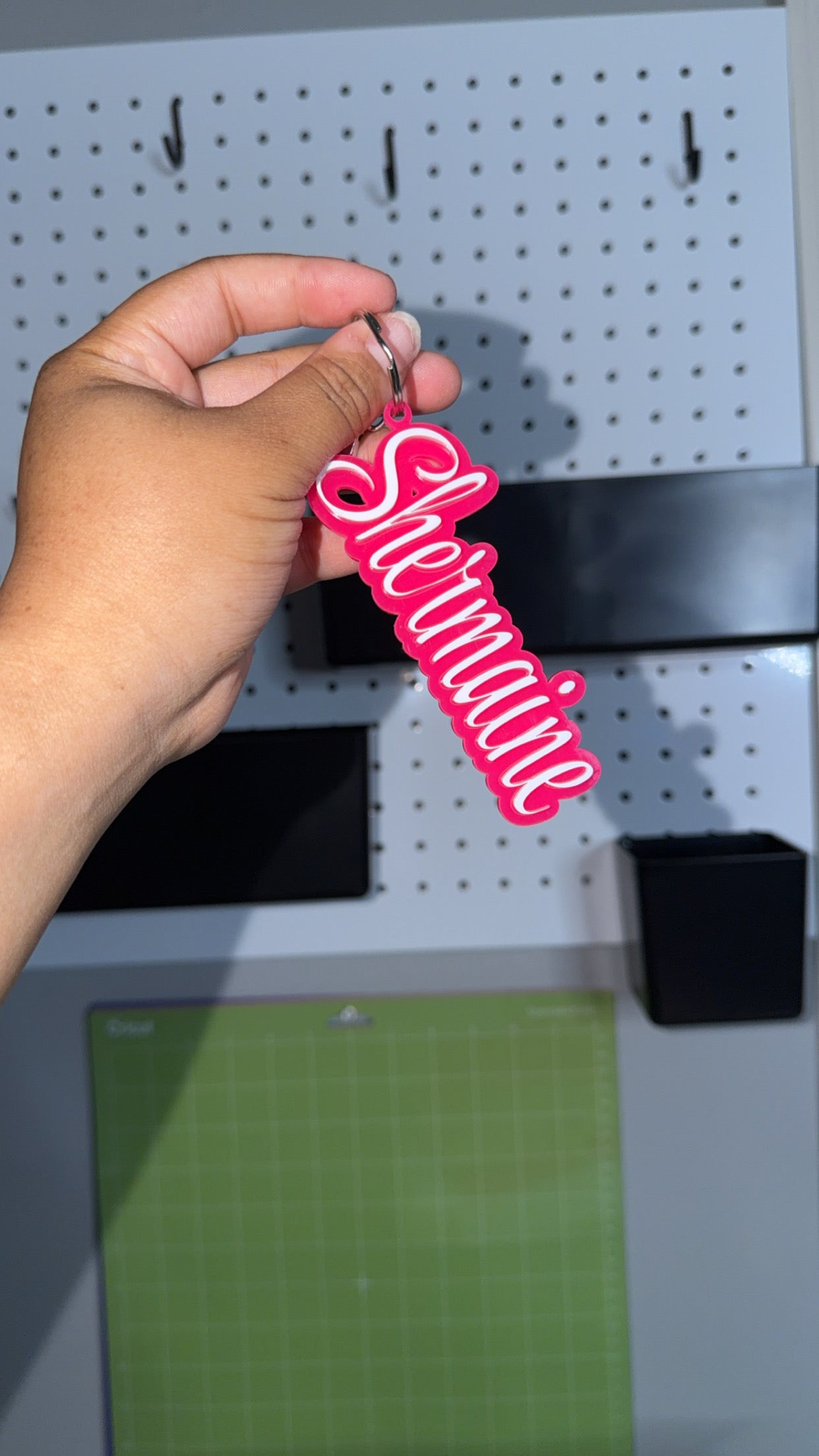 ACRYLIC NAME KEYCHAIN