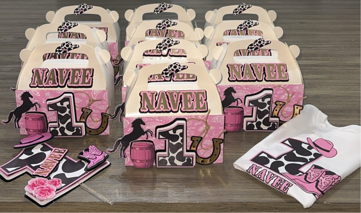 COWGIRL PARTY BOXES
