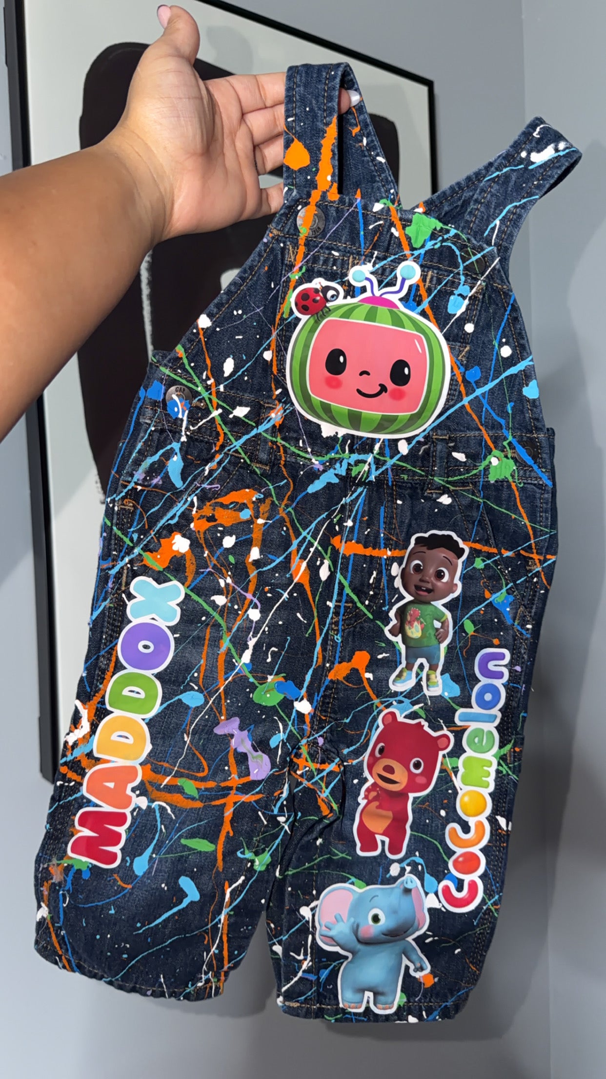 CUSTOM BIRTHDAY OVERALLS & TSHIRT