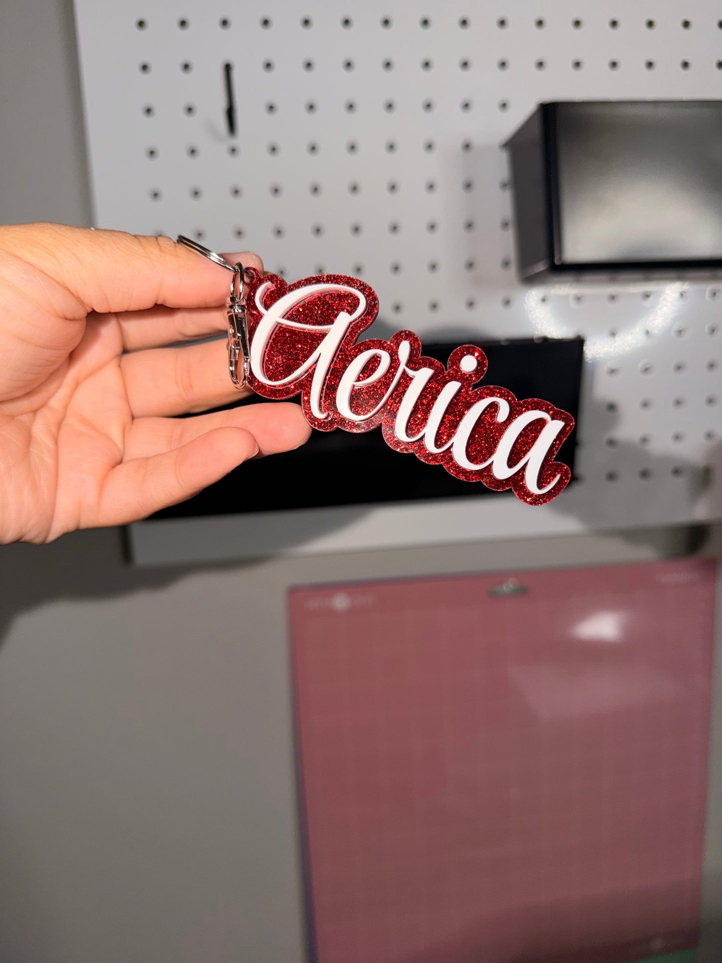 ACRYLIC NAME KEYCHAIN