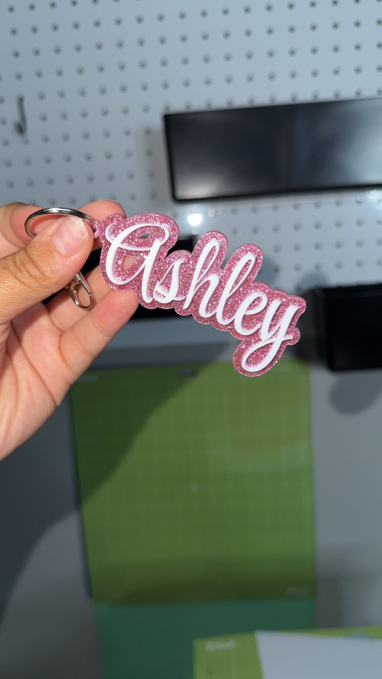ACRYLIC NAME KEYCHAIN