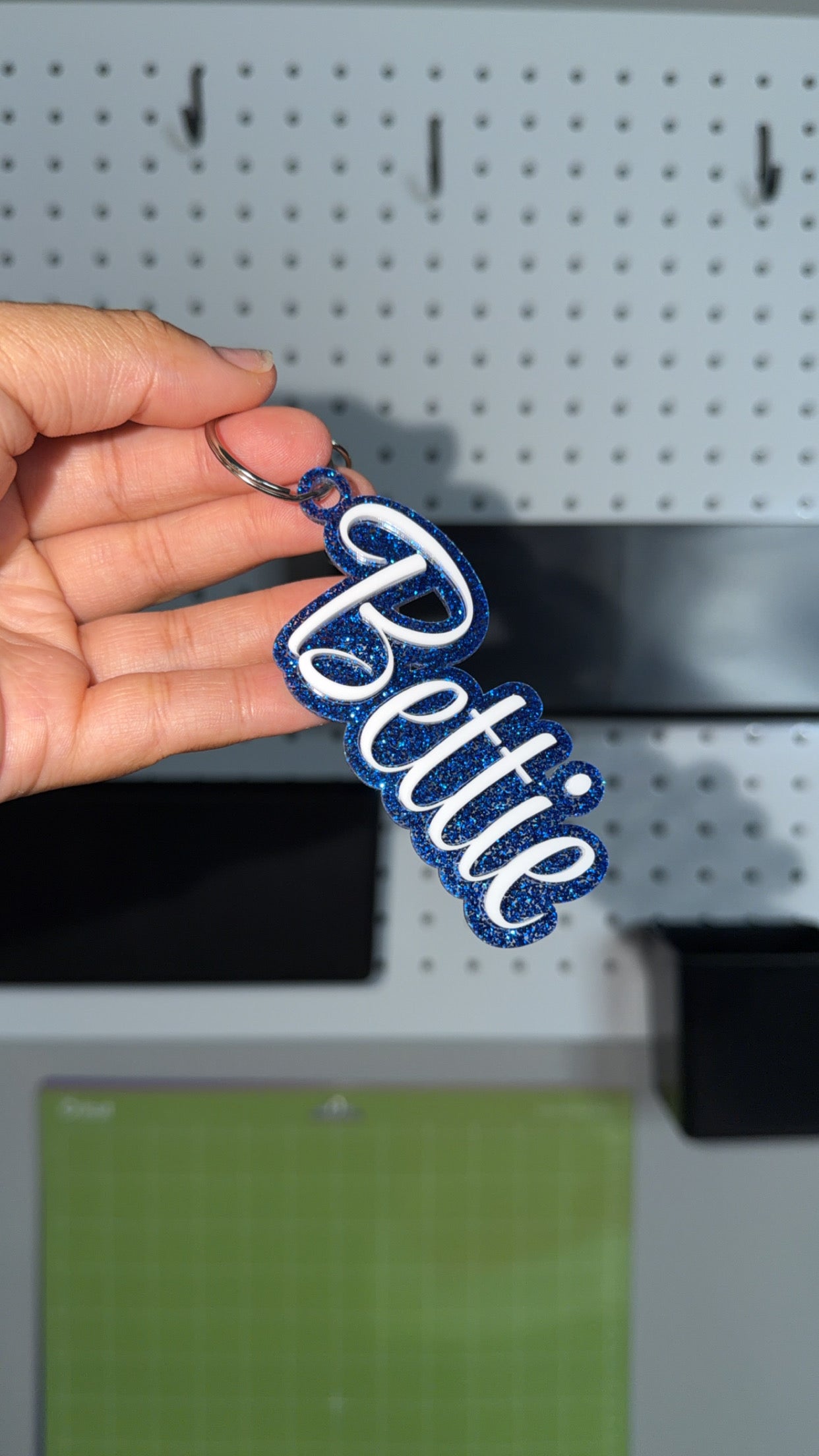 ACRYLIC NAME KEYCHAIN